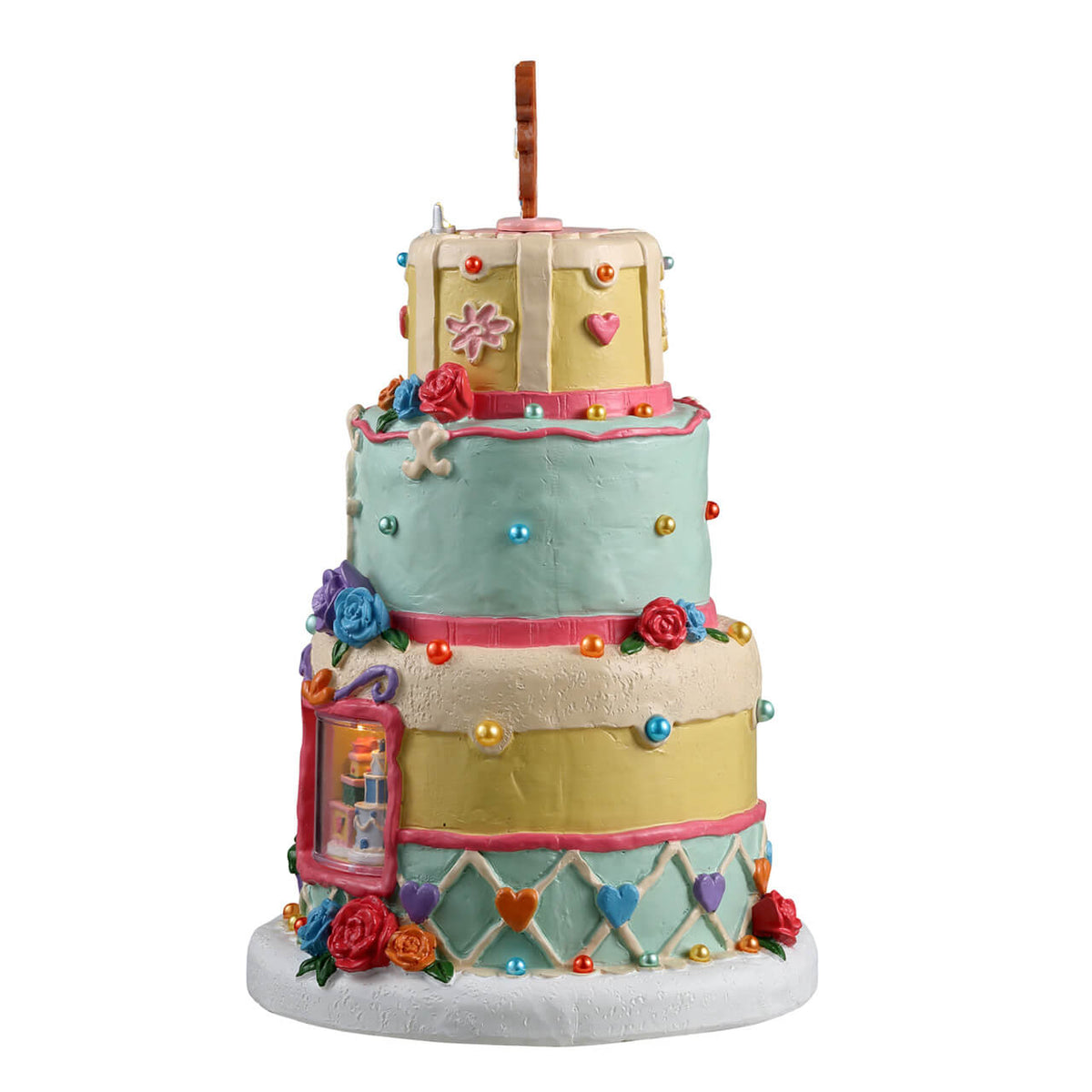 Lemax Wendy's Wedding Cakes Lighted Building Battery Operated #35095