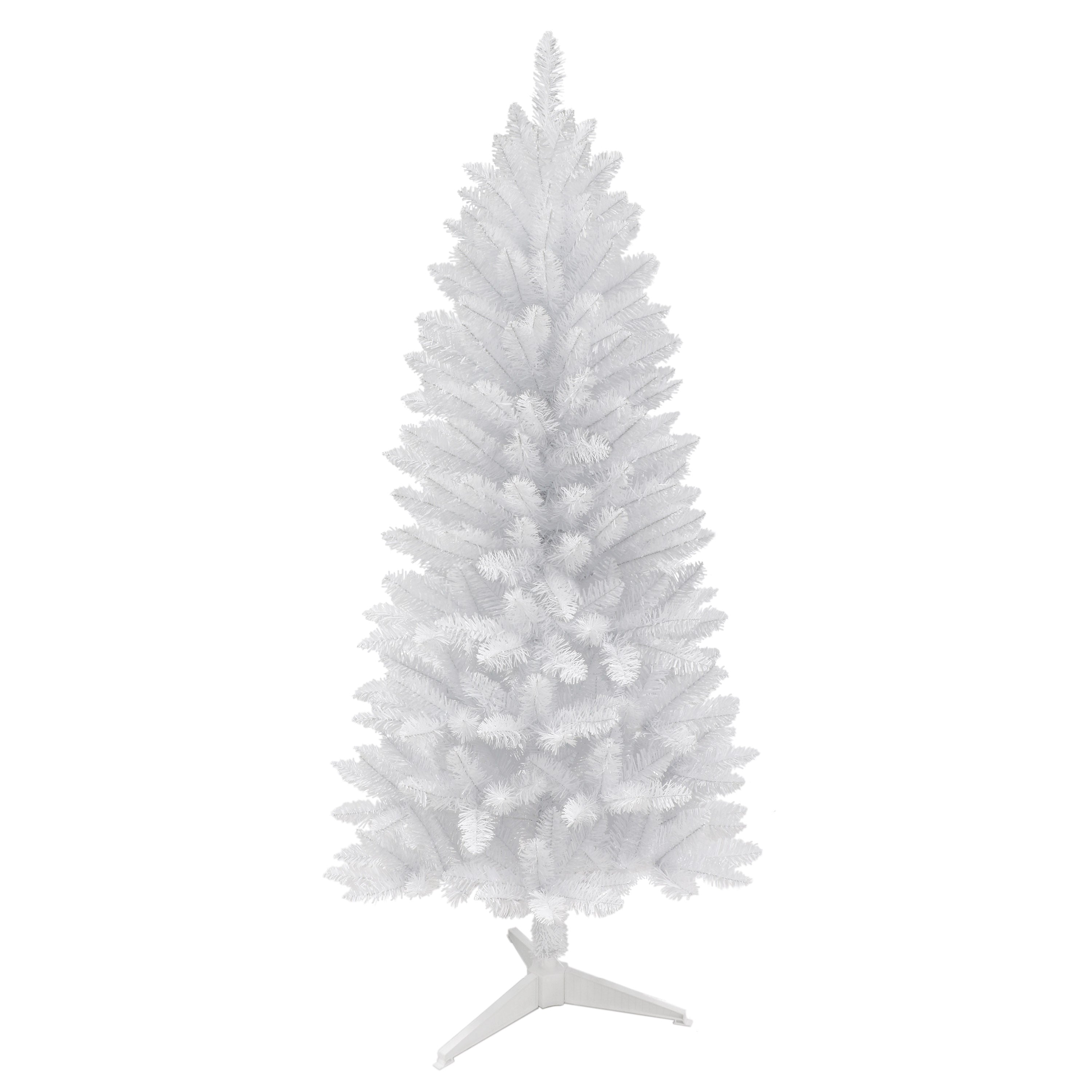 6 ft Unlit White Carson Artificial Pine Tree WH-CPA-60