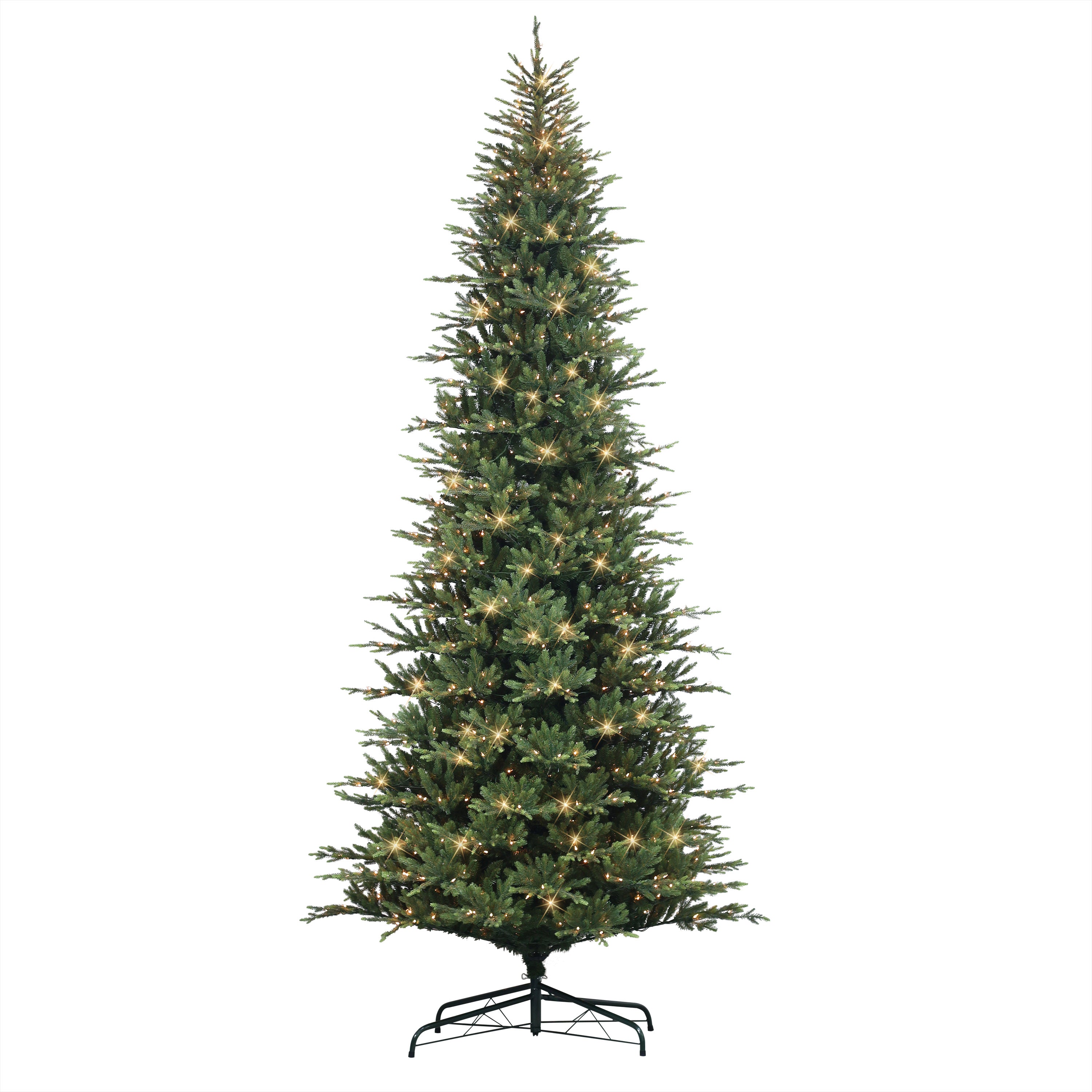 12 ft Pre-Lit Slim Balsam Artificial Fir Tree BFTSLA-120C11