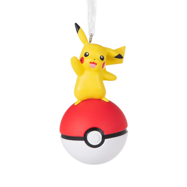 Hallmark Pikachu on Pokemon Ball Ornament # 3HCM2233