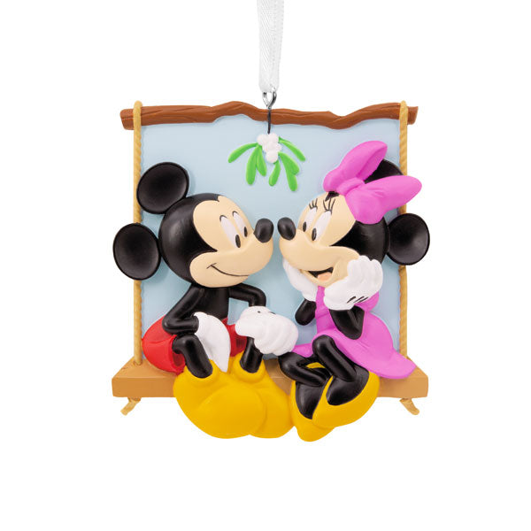 Hallmark Mickey Mouse and Minnie on Swing Ornament # 3HCM3403