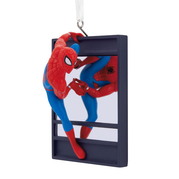 Hallmark Spiderman on Window Ornament # 3HCM3422