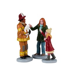 LEMAX Fireman To the Rescue, set of 3 #42325