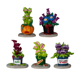 LEMAX Hungry Houseplant Horror, set of 5 #44314
