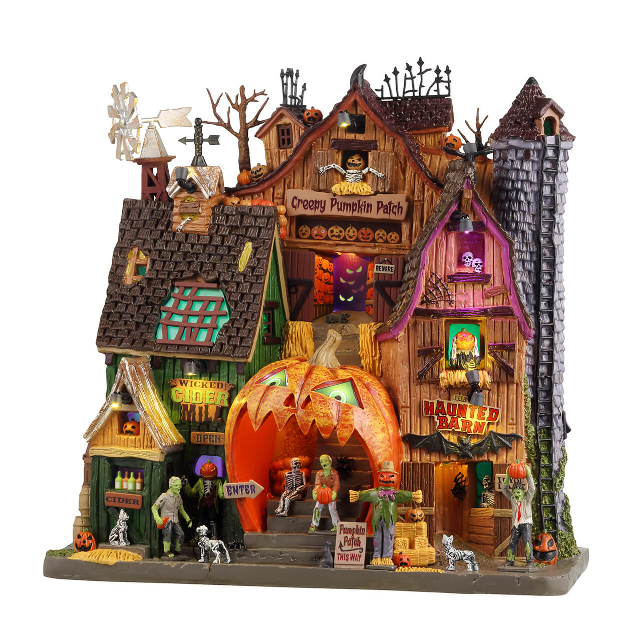 LEMAX Creepy Pumpkin Patch, Battery-Operated(4.5V) #45210 # 45210