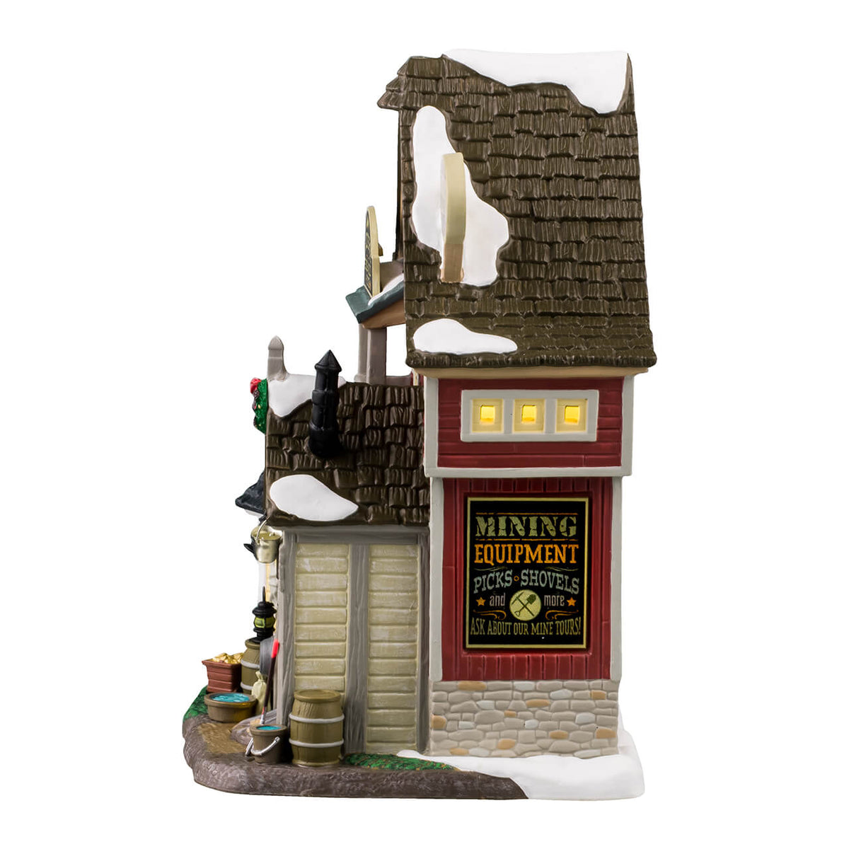 Lemax Lazy Gorge Gems & Gold Mine Lighted Building #45233