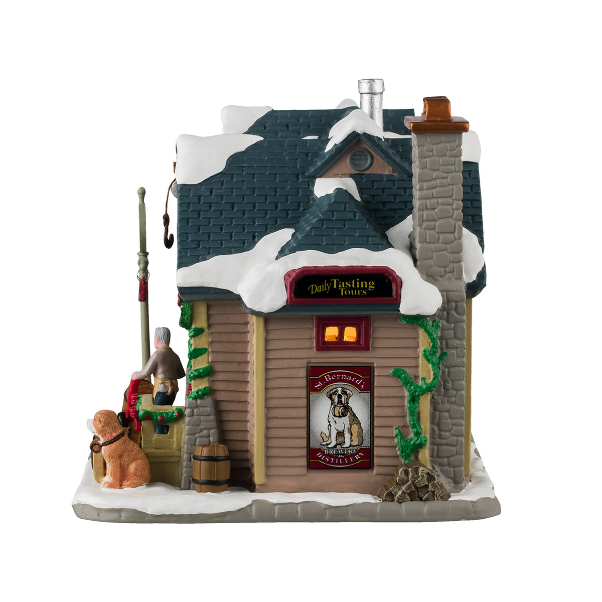 Lemax St. Bernard's Brewery & Distillery Lighted Building #45234