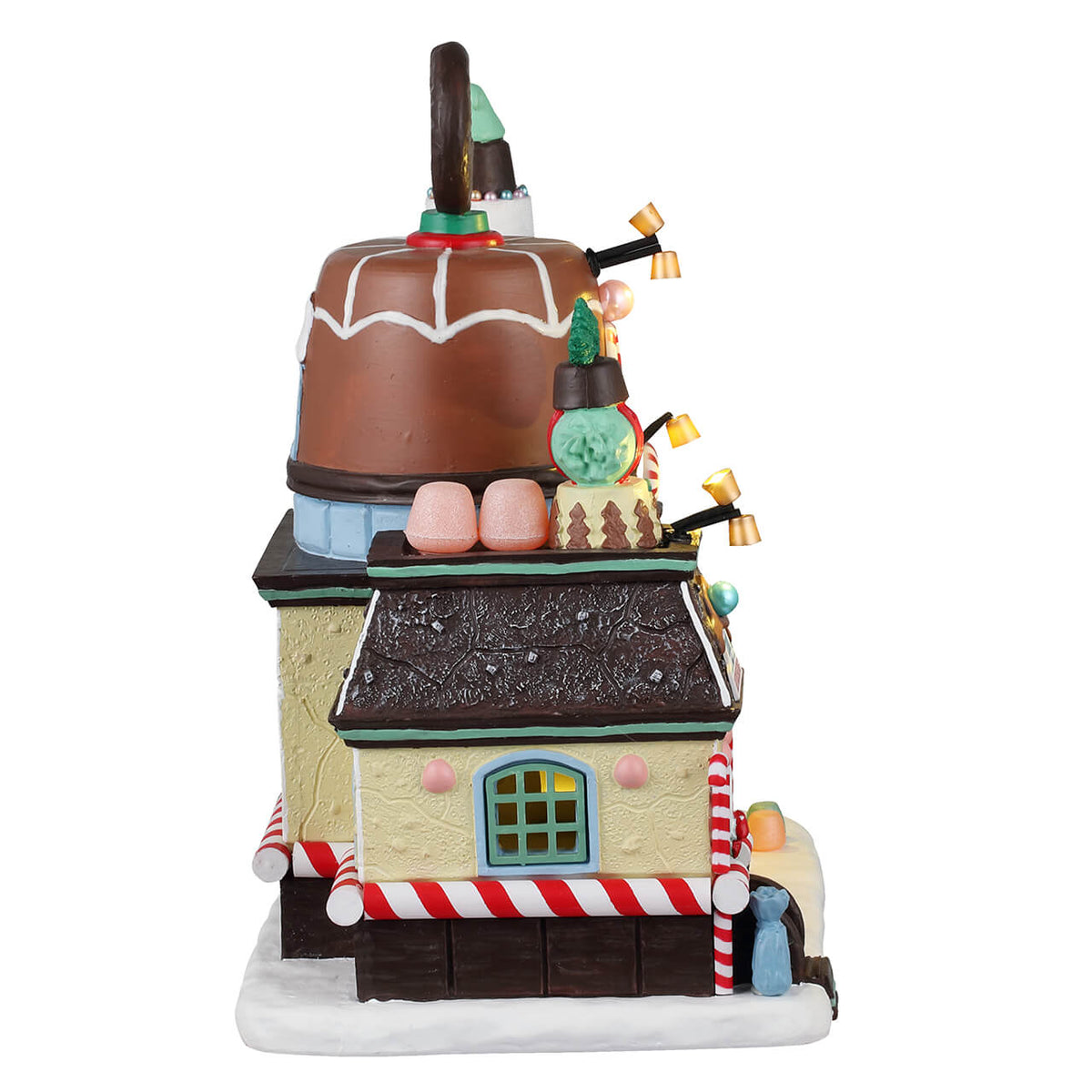 Lemax The Merry Mint! Sweet Shop Lighted Building Battery-Operated #45286