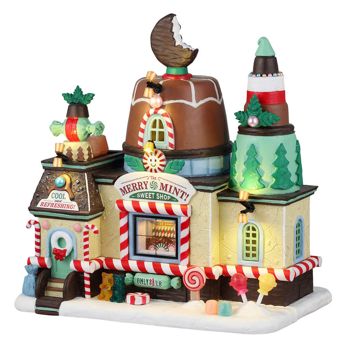 LEMAX The Merry Mint! Sweet Shop, Battery-Operated(4.5V) #45286 # 45286