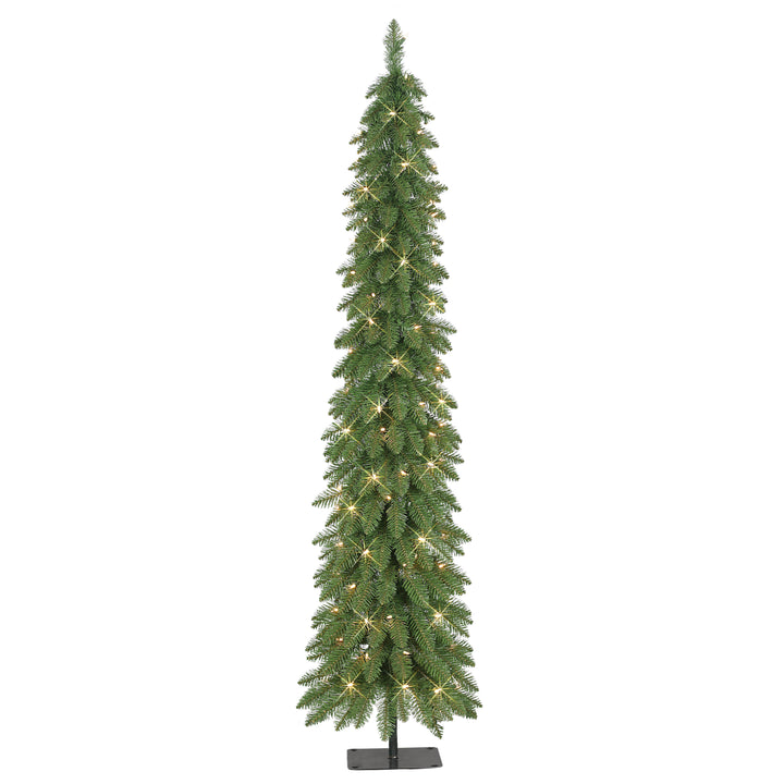 6 ft Pre-Lit Alpine Artificial Pencil Tree 01063A-TP60C1