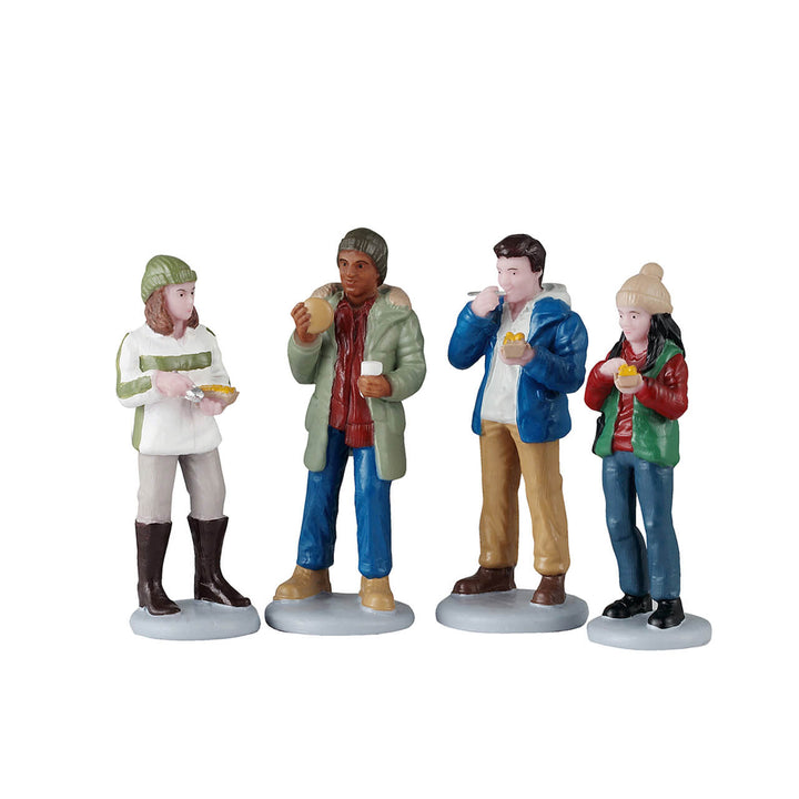 LEMAX Food Truck Patrons, set of 4 #52530 # 52530
