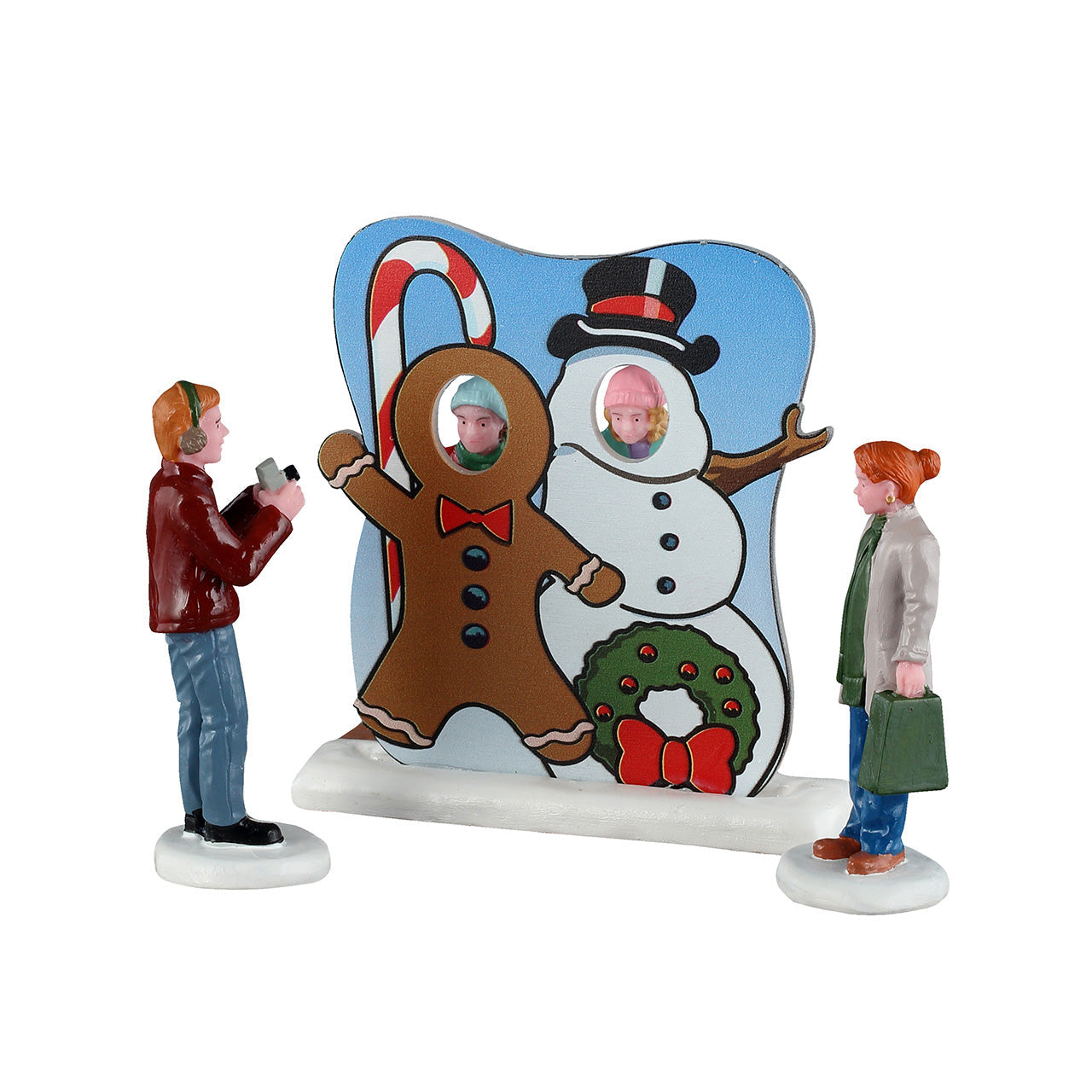 LEMAX Frosty Photo Op, set of 3 #52533