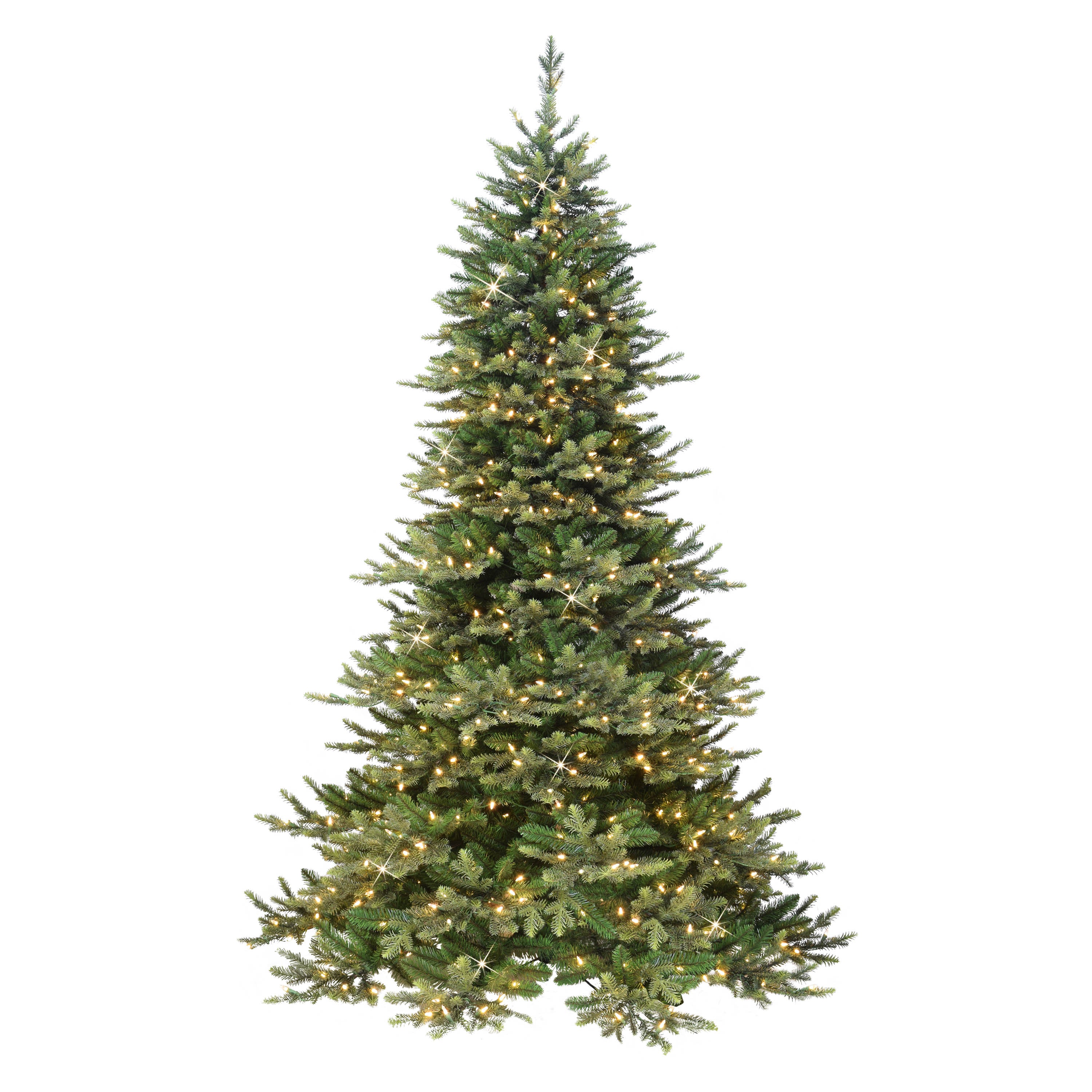7.5 ft Pre-Lit Royal Majestic Douglas Fir Downswept Artificial Christmas Tree Sure-Lit Pole® 800 UL Clear Lights On/Off Foot Pedal Metal Stand Green RMDDA-75QC8