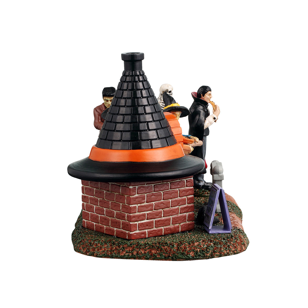 Lemax Zelda's Black Hat Pizzeria Lighted Halloween Table Accent