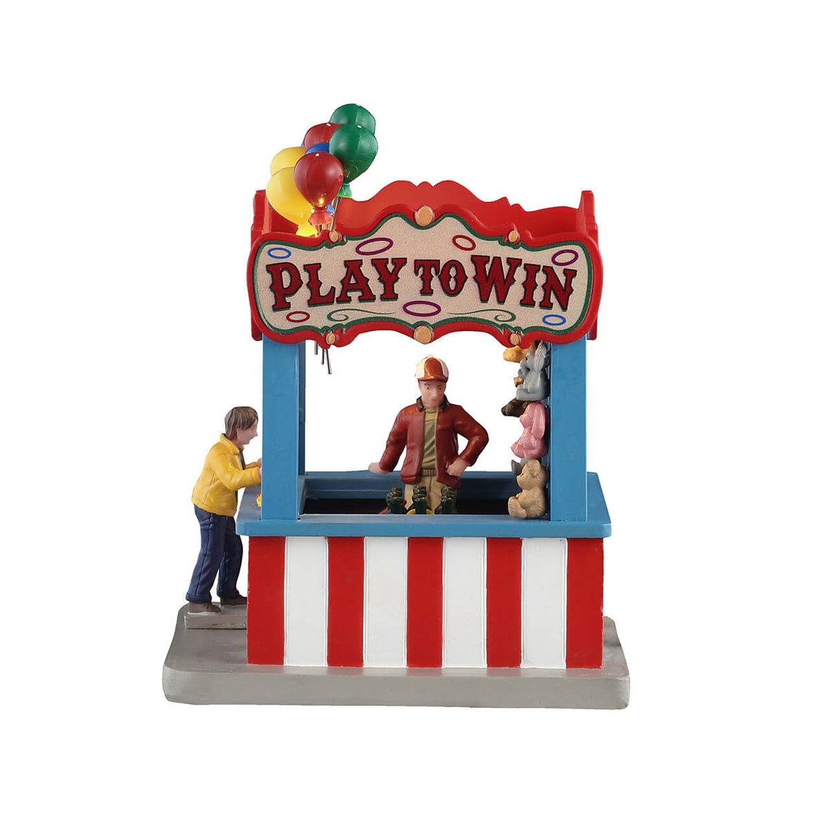 Lemax Ring Toss Game Table Accent Battery-Operated 4.5V #54459
