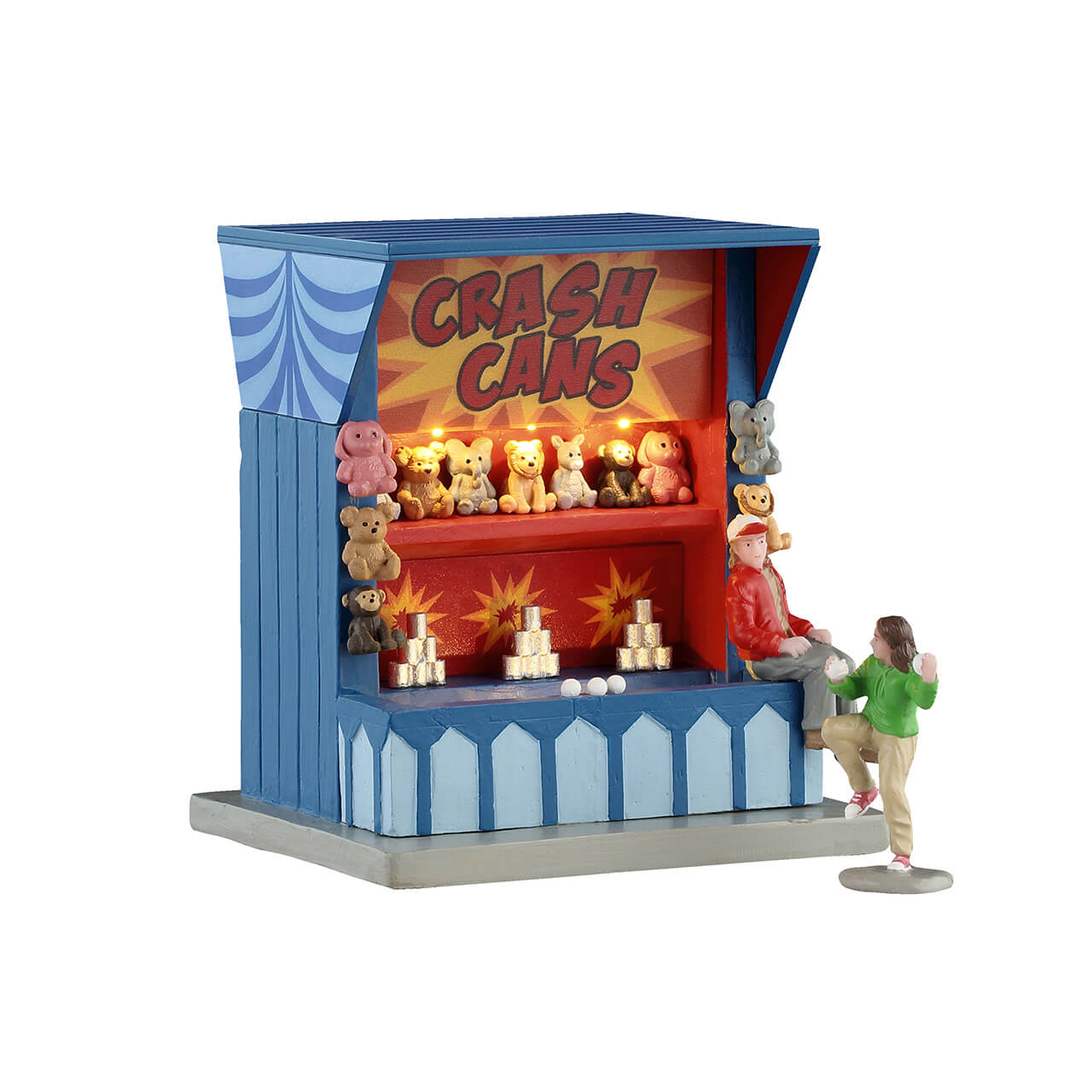 LEMAX Crash Cans Game, set of 2, Battery-Operated(4.5V) #54460 # 54460