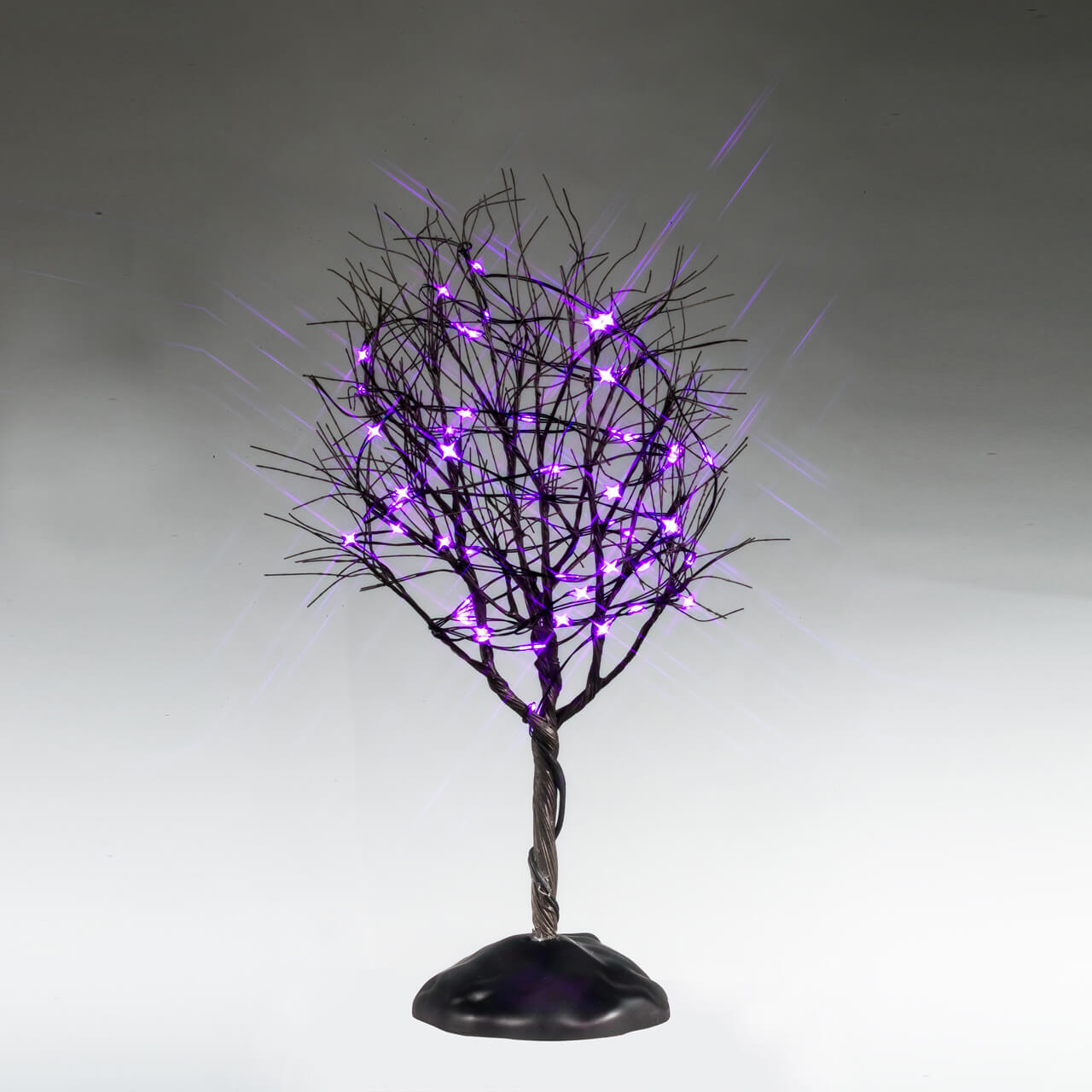 LEMAX Dry Tree With Purple Lights, Battery-Operated(4.5V) #54519 # 54519