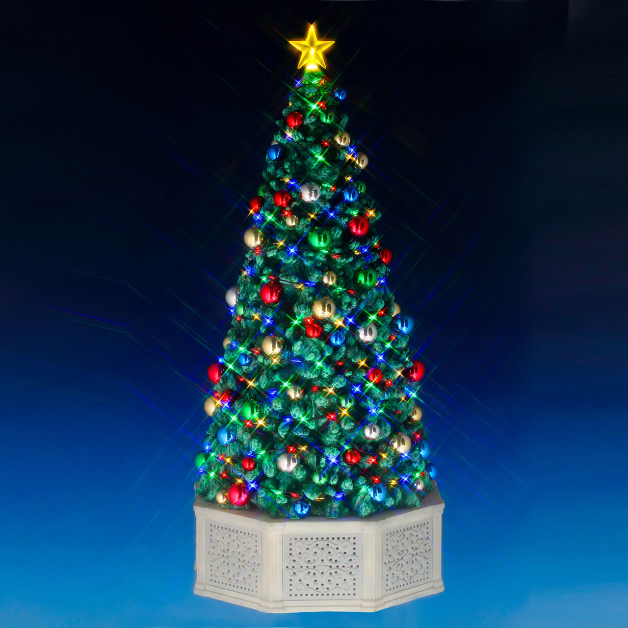 LEMAX Have a Blue (Tooth) Christmas (Tree), with 4.5V adaptor #54580 # 54580