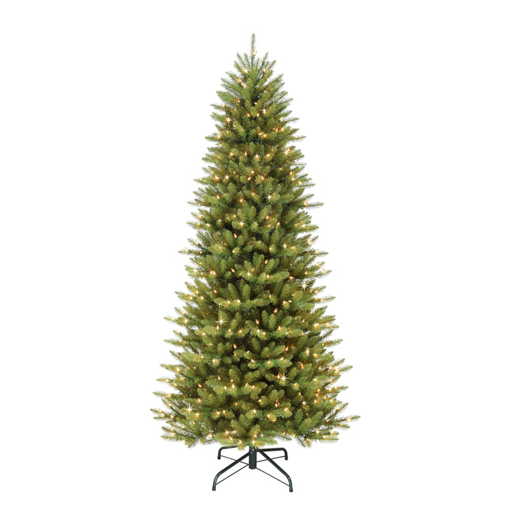 10 ft Pre-Lit Slim Fraser Fir Artificial Tree FFSLA-100LW9
