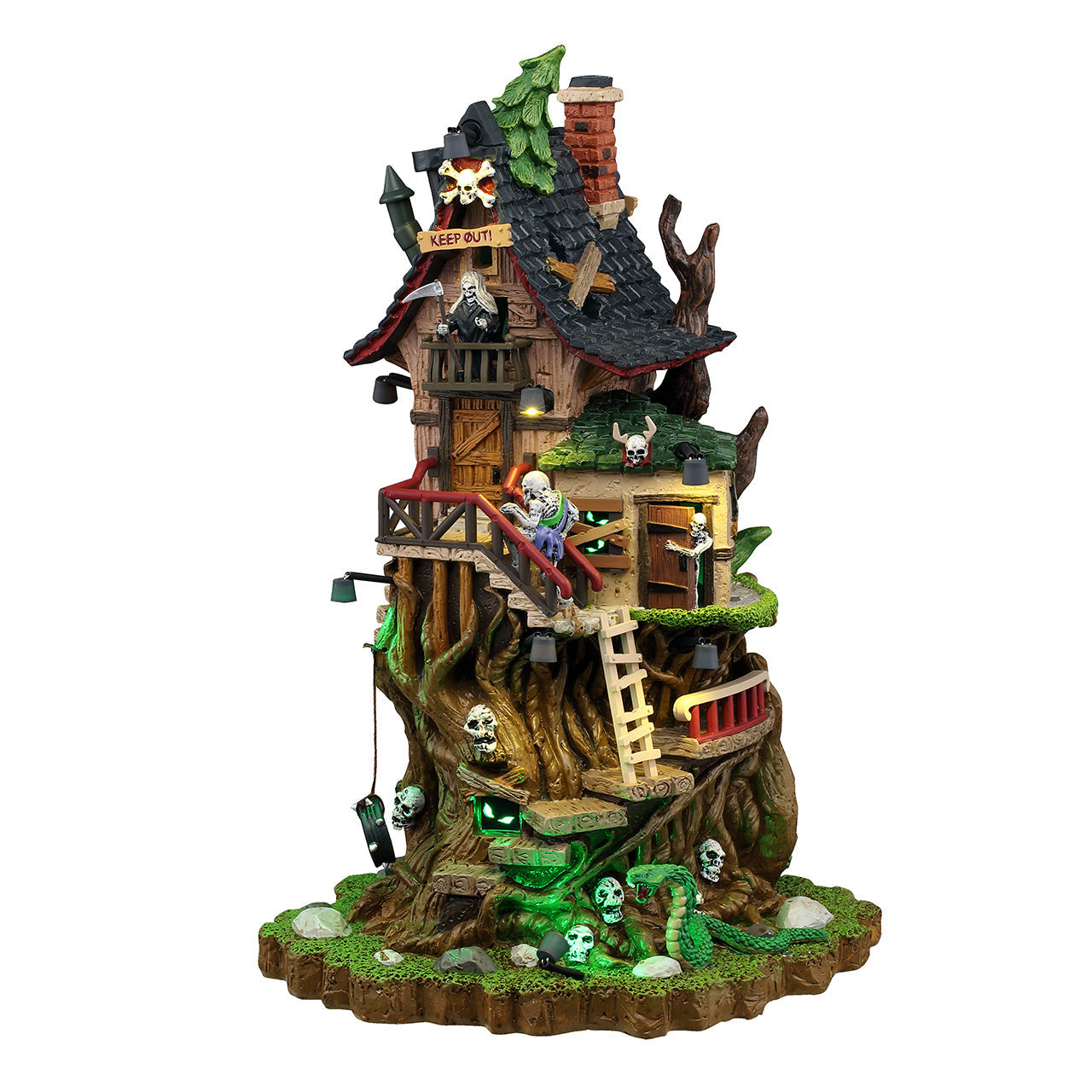 LEMAX Petrified Forest Tree House, Battery-Operated (4.5V) #55294