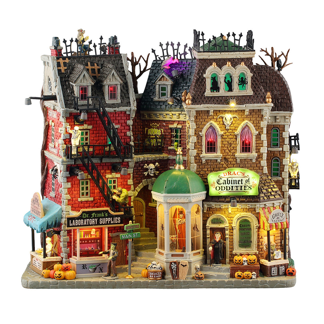 LEMAX Monsters On Main Street, Battery-Operated (4.5V) #55296