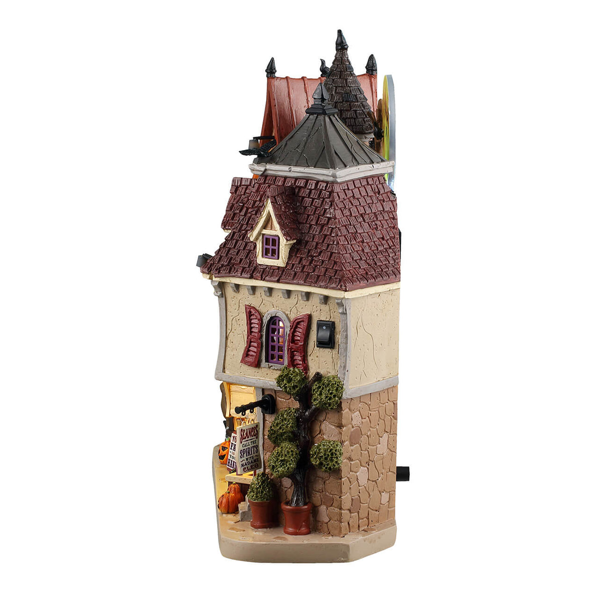 Lemax Spooky Days Ahead Lighted Facade Building Battery-Operated #55297