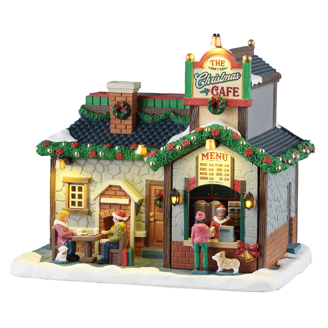 LEMAX The Christmas Cafe, Battery-Operated(4.5V) #55313 # 55313