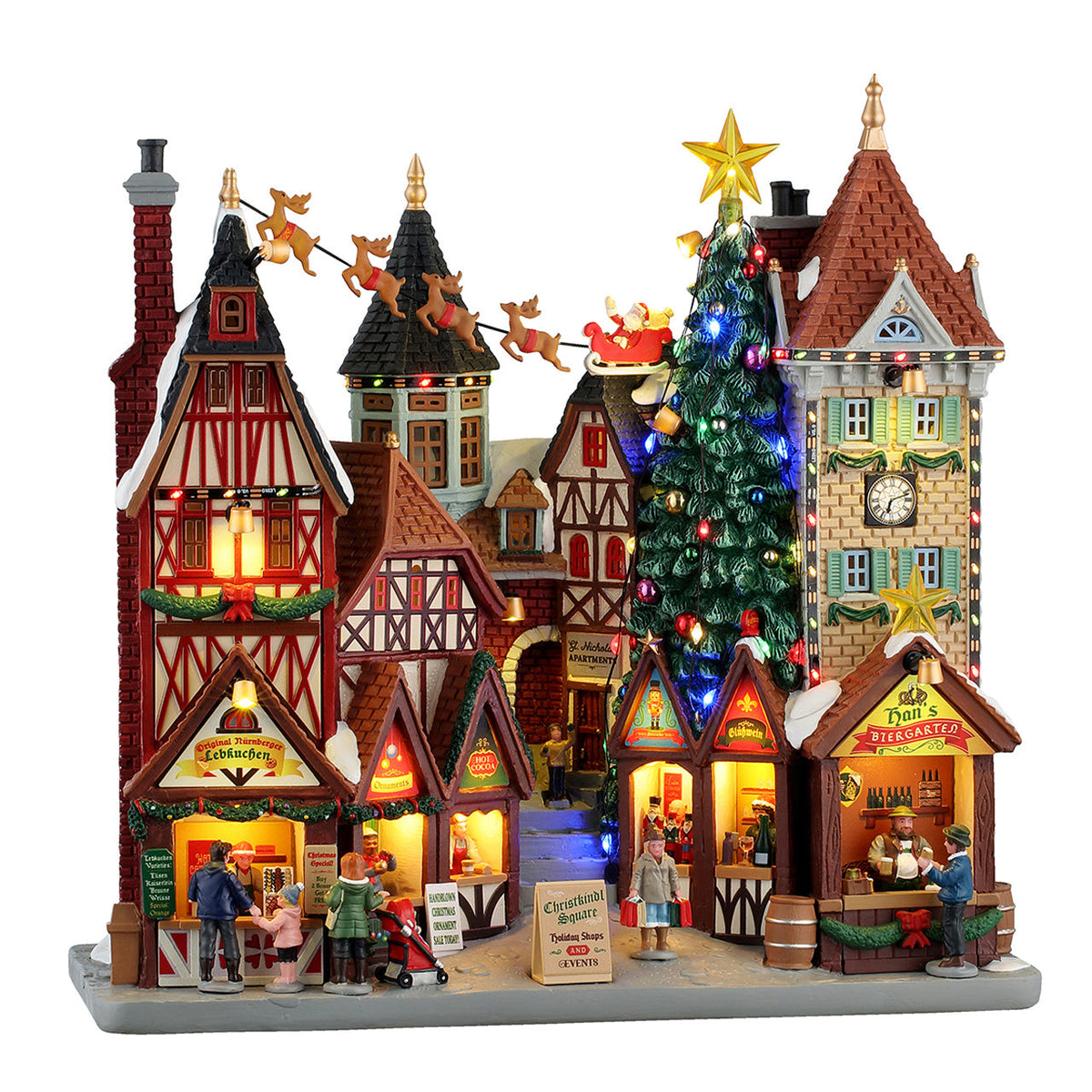 LEMAX Christkindl Square, Battery-Operated (4.5V) #55319
