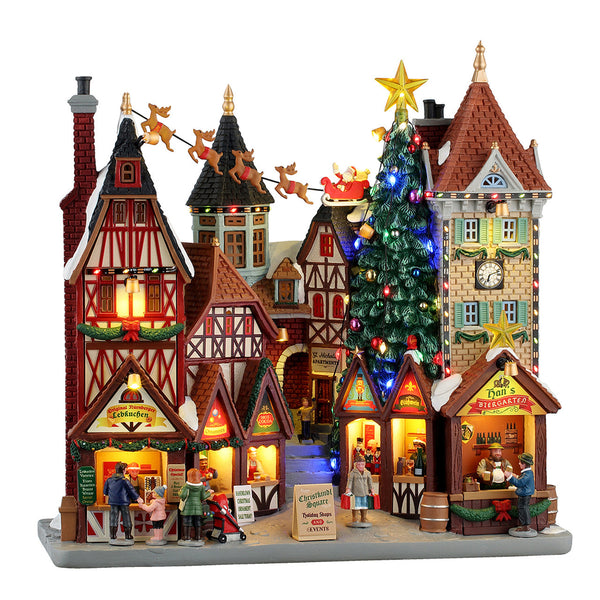 Lemax Christkindl Square Lighted Christmas Village Facade – House