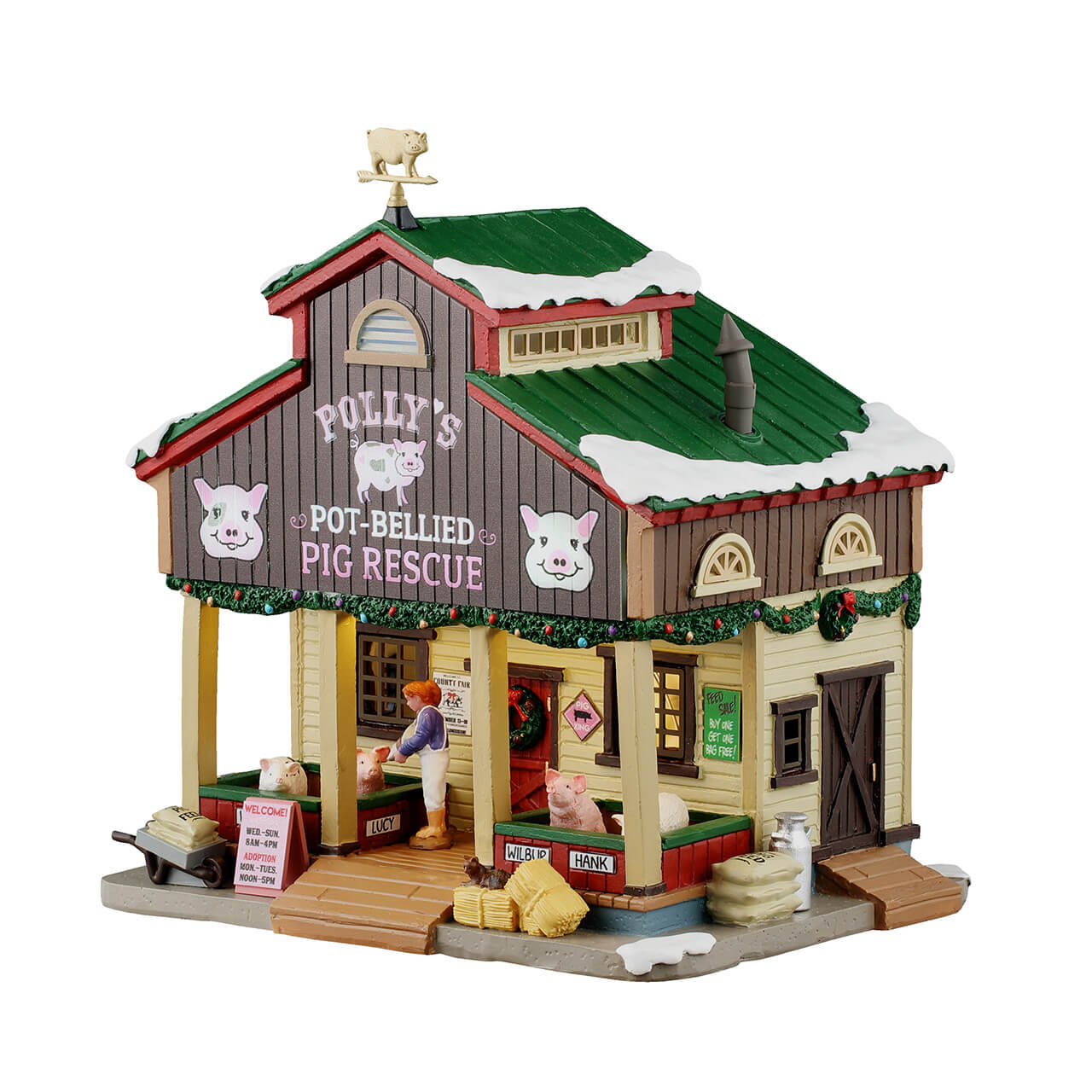 LEMAX Polly's Pot-Bellied Pig Rescue, Battery-Operated(4.5V) #55323 # 55323