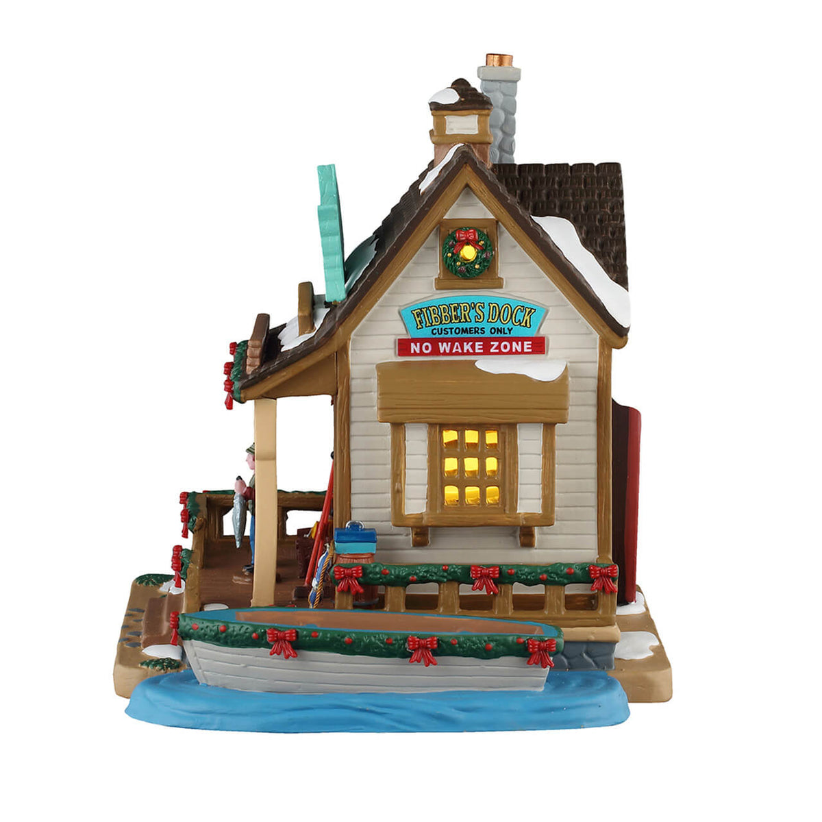 Lemax Fibber's Fish Shack Lighted Building #55329