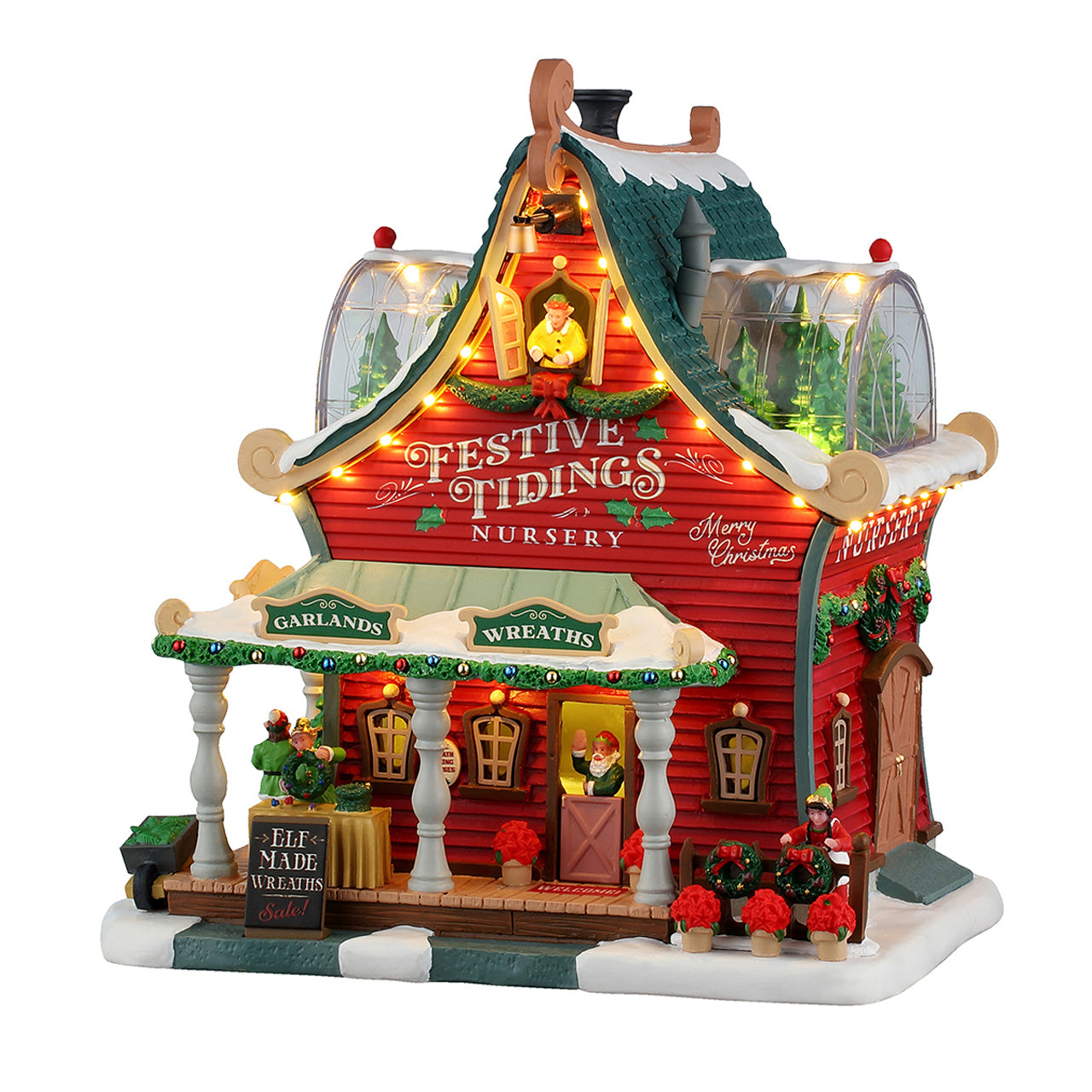 LEMAX Festive Tidings Nursery, Battery-Operated (4.5V) #55350