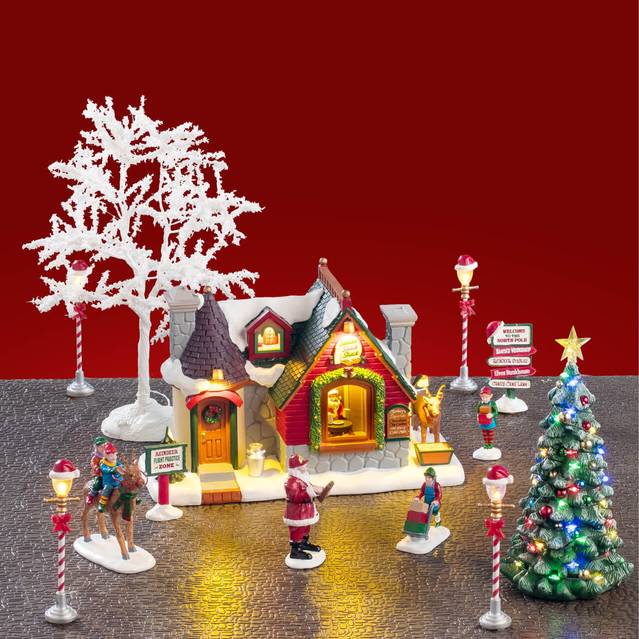 LEMAX Santa's Snack Shack Set #56674 # 56674