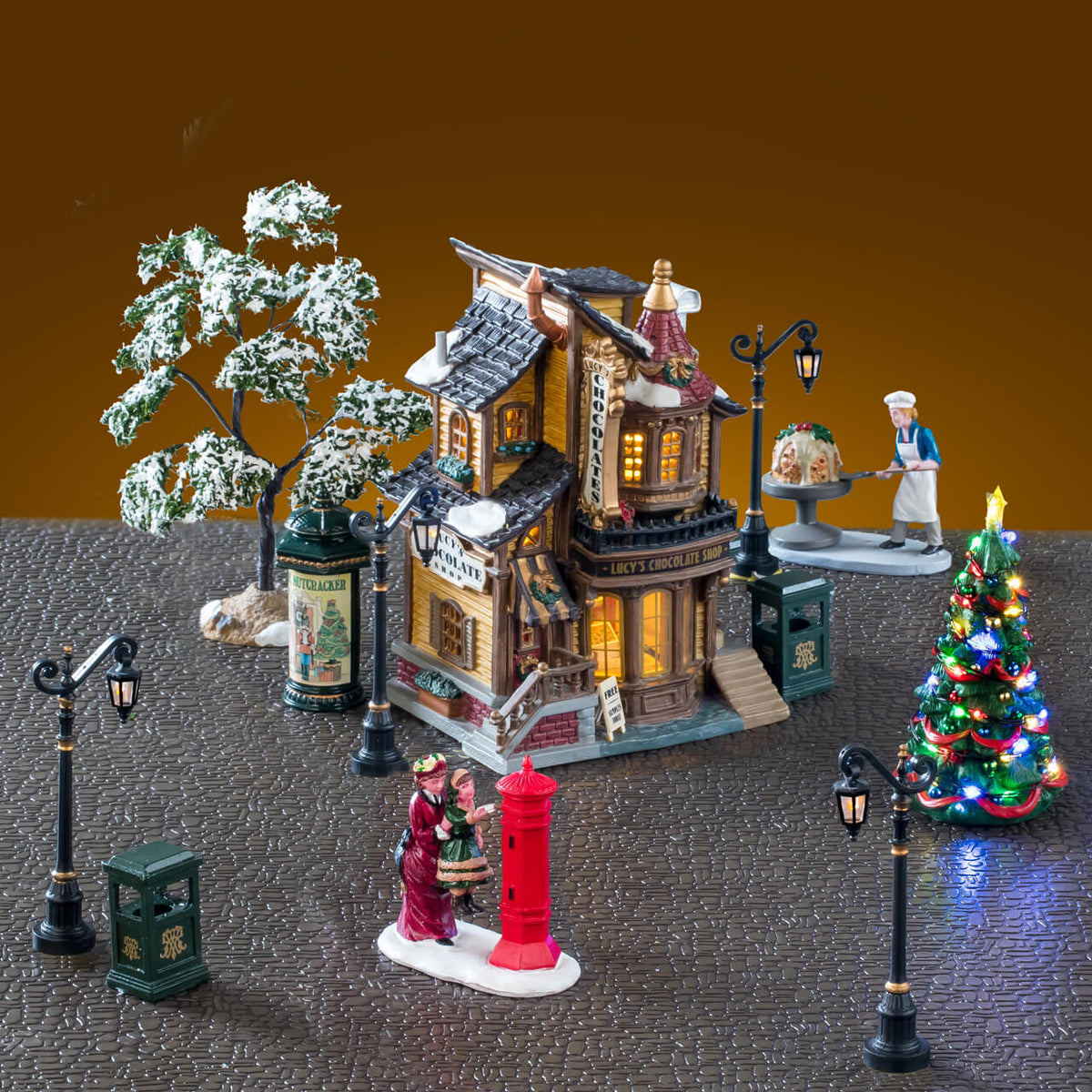LEMAX Lucy's Chocolate Shop Set #56677 # 56677