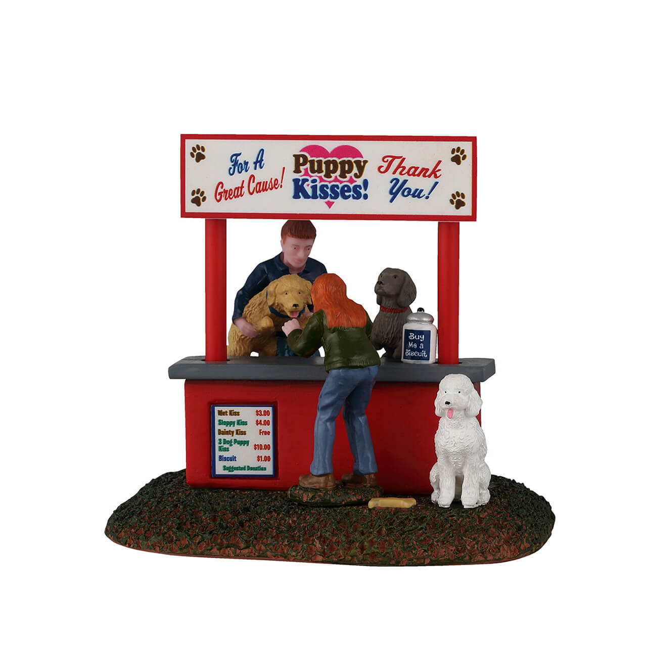 LEMAX Puppy Kissing Booth #63815