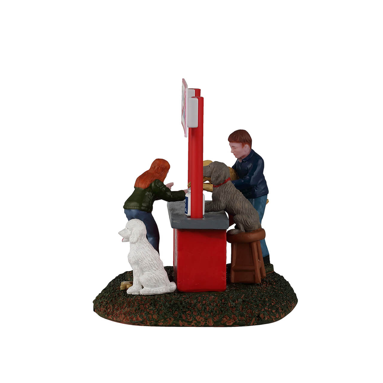 LEMAX Puppy Kissing Booth #63815