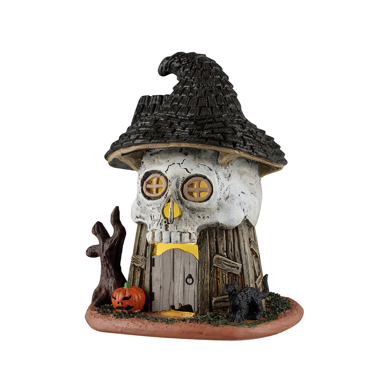 LEMAX Witch's Skull Hut, AC Adaptable #64603