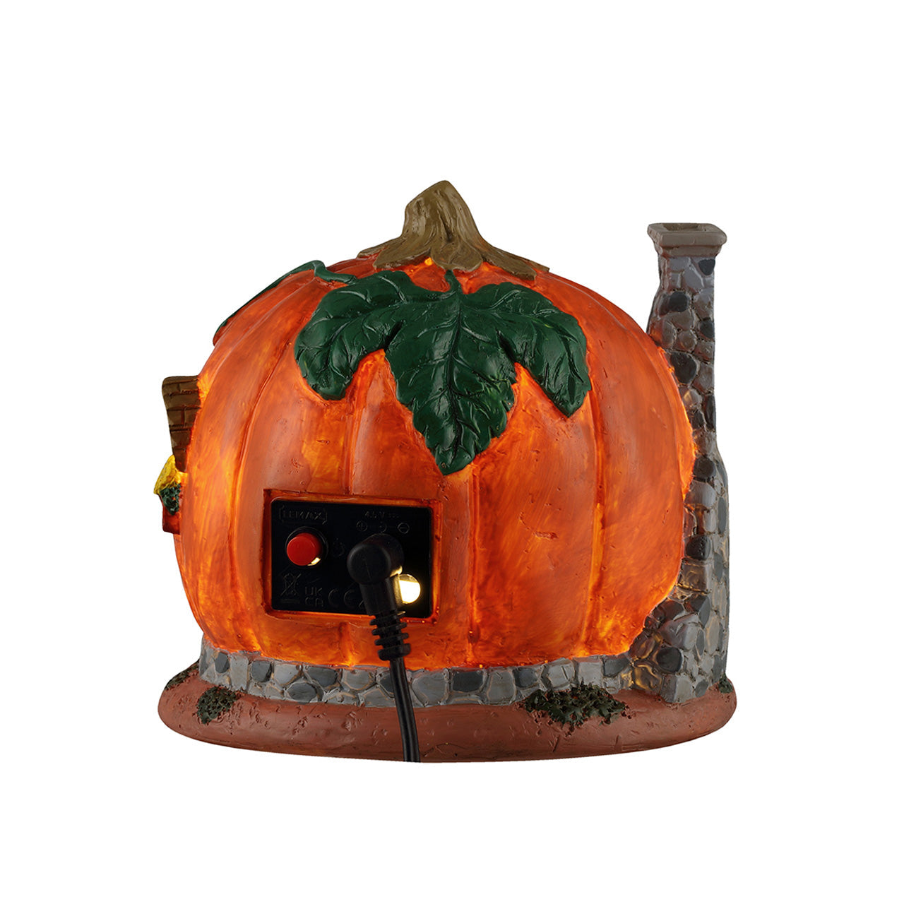 LEMAX Pumpkin Skull House, AC Adaptable #64605