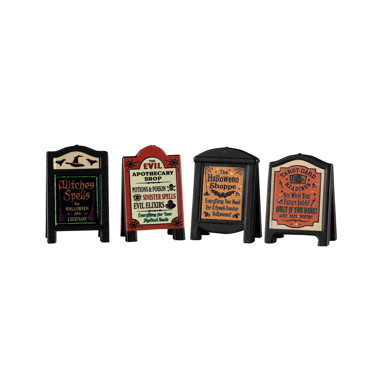 LEMAX Evil Signs, set of 4 #64620