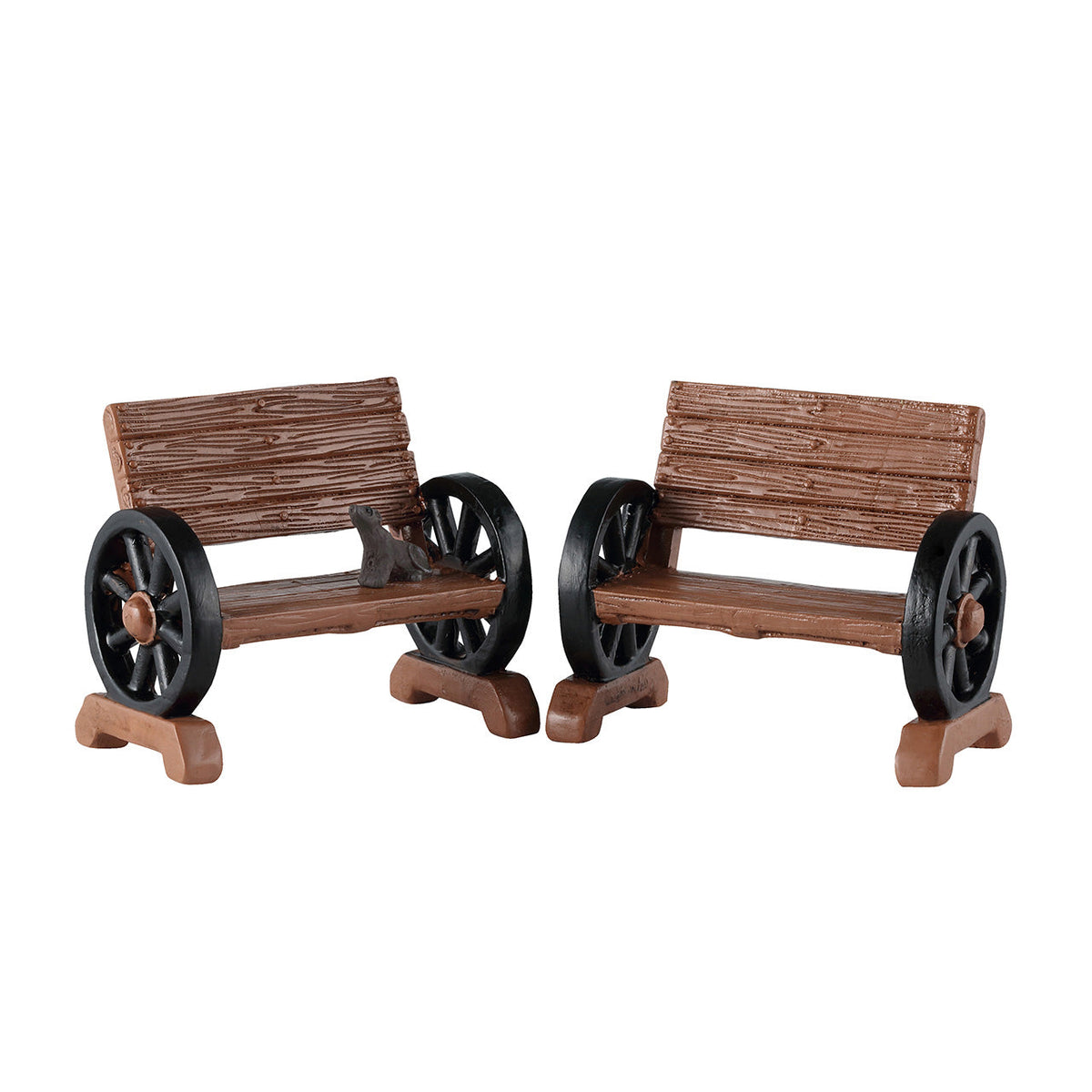 LEMAX Western Bench, set of 2 #64625