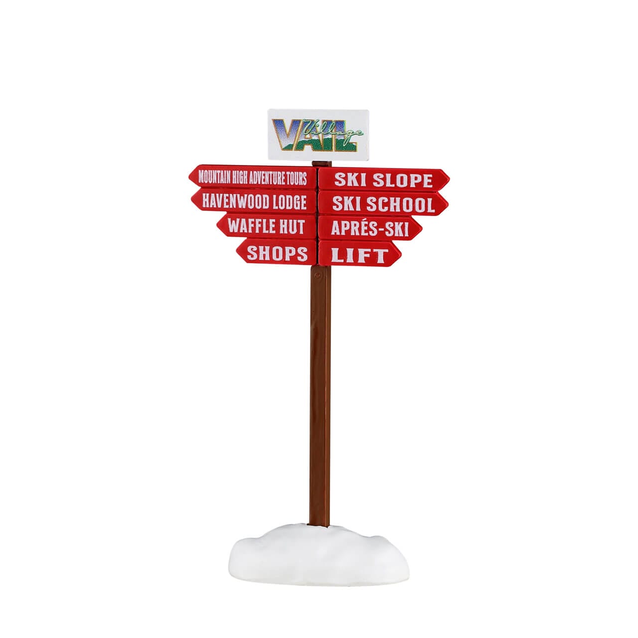 LEMAX Ski Slope Sign #64645
