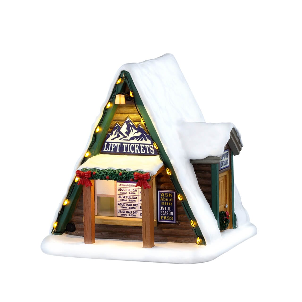 LEMAX Lift Ticket Booth, AC Adaptable #64682