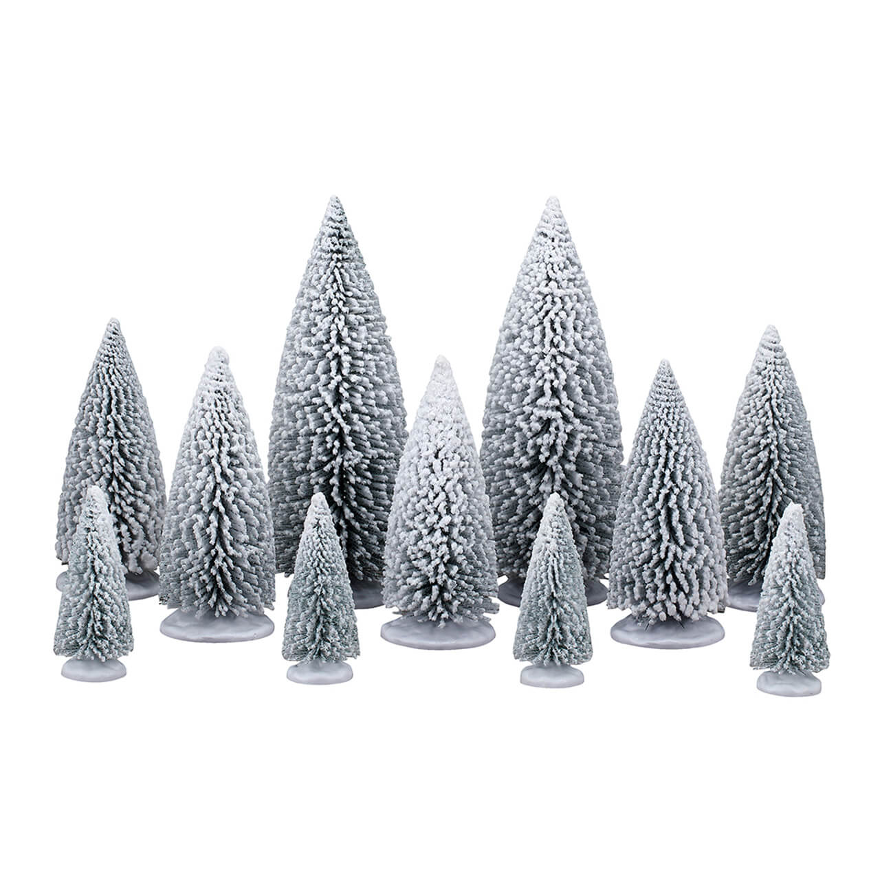 LEMAX White Pine Trees, set of 11 #64687