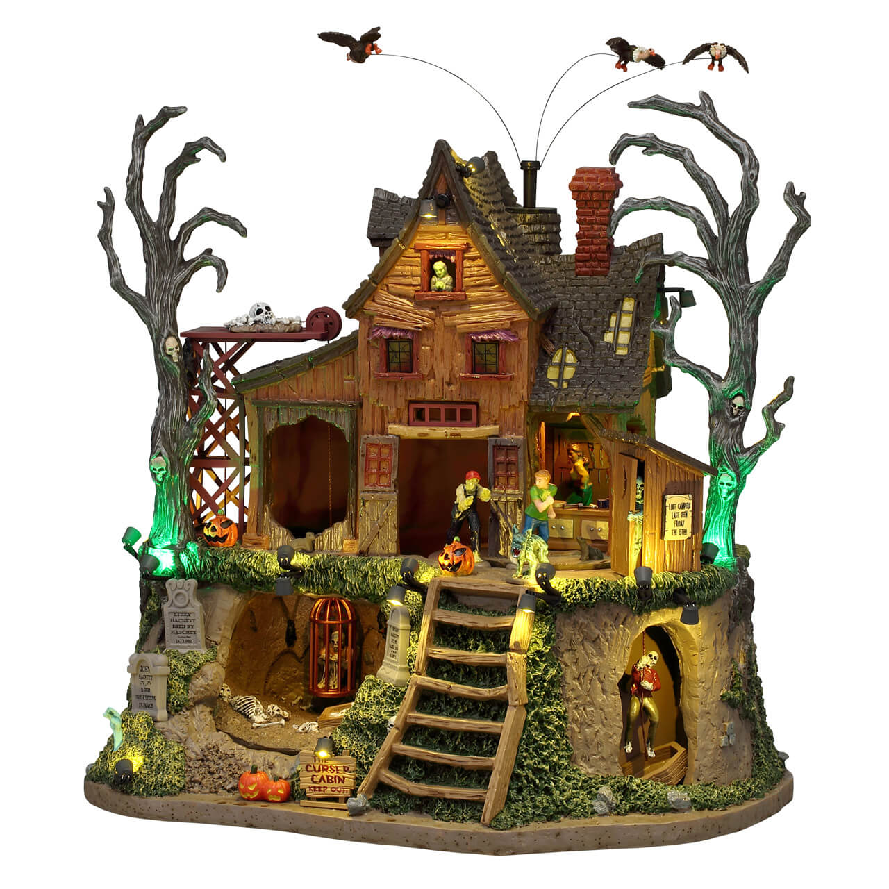 LEMAX The Cursed Cabin, with 4.5V Adaptor #65511