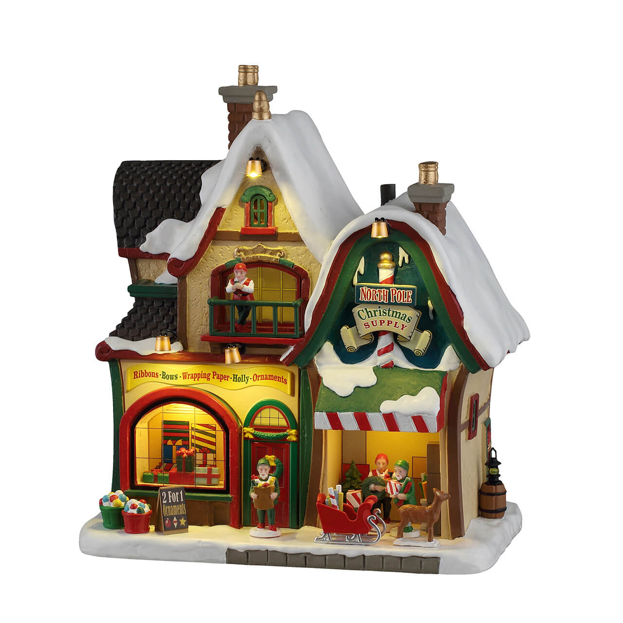 LEMAX North Pole Christmas Supply, Battery-Operated (4.5V) #65529