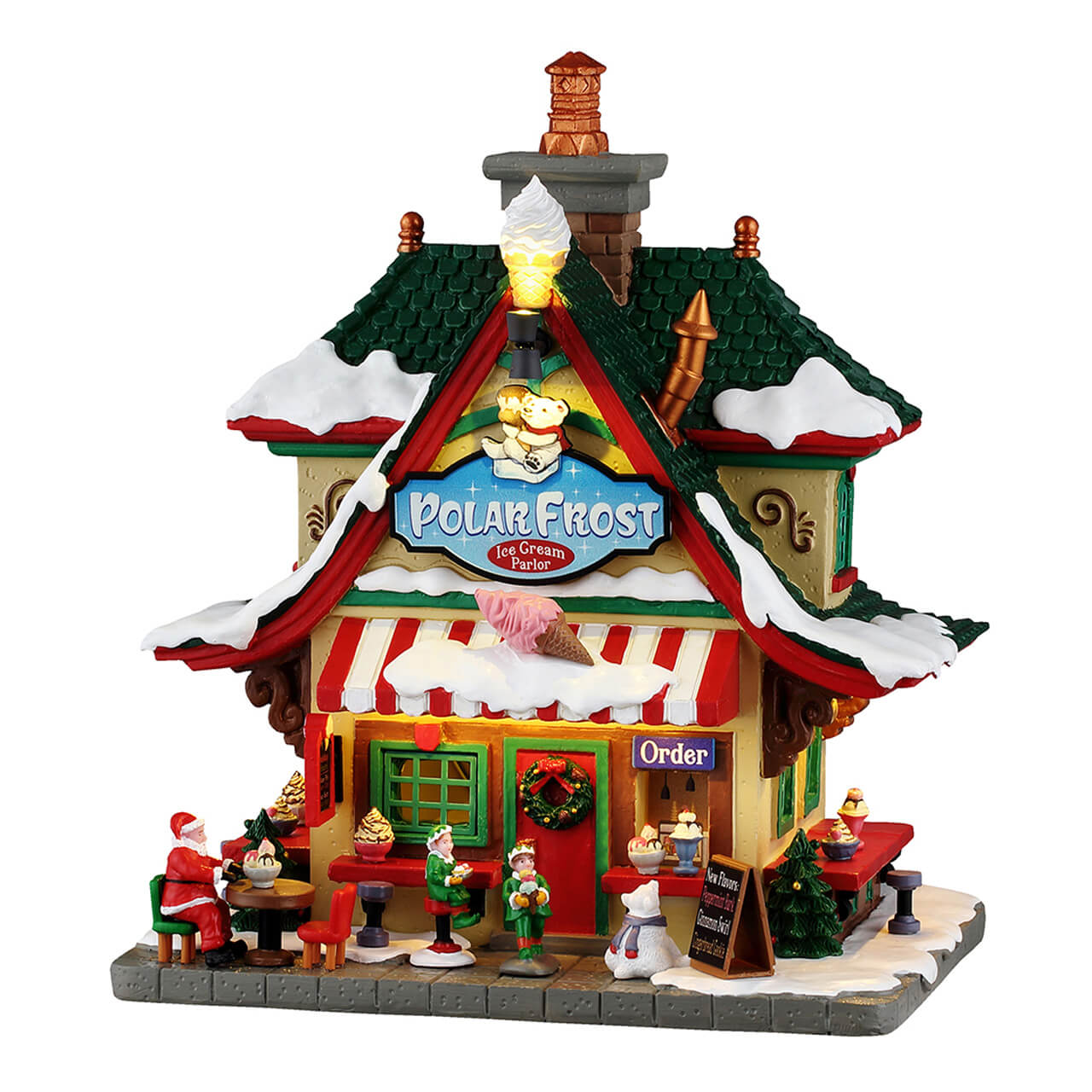 LEMAX Polar Frost Ice Cream Parlor, Battery-Operated (4.5V) #65531