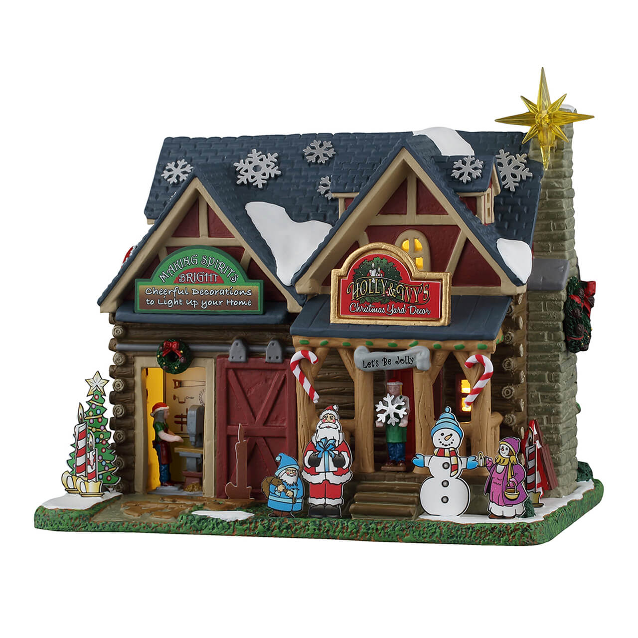 LEMAX Holly & Ivy's Christmas Yard Décor #65537