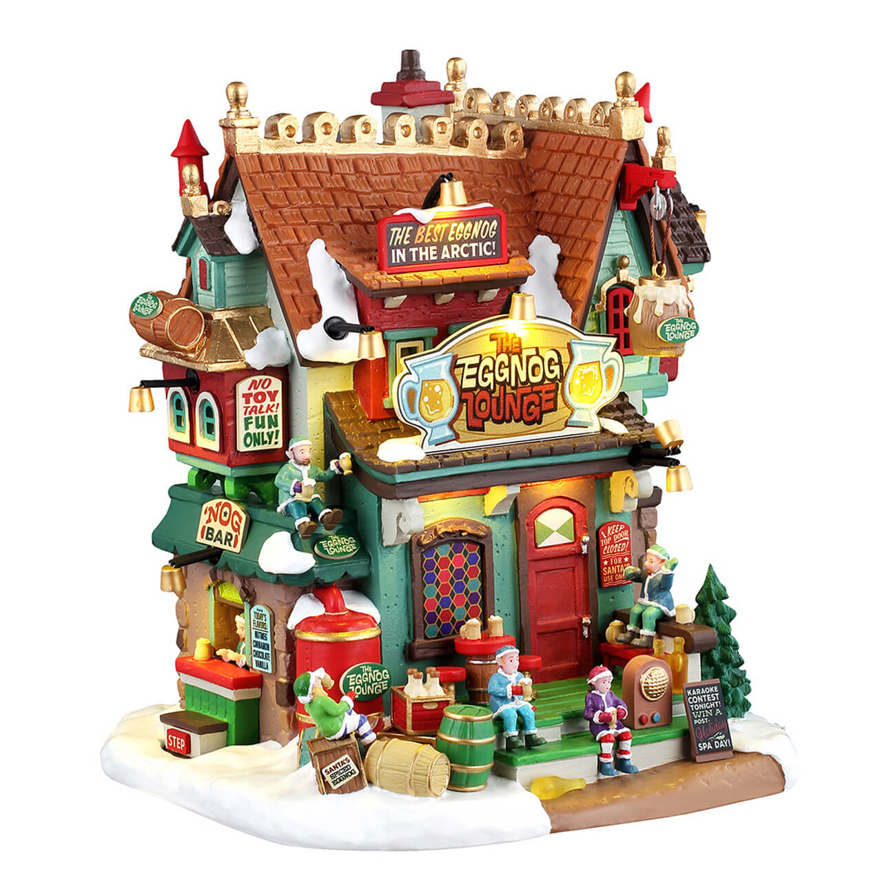 LEMAX The Eggnog Lounge, Battery-Operated (4.5V) #65567