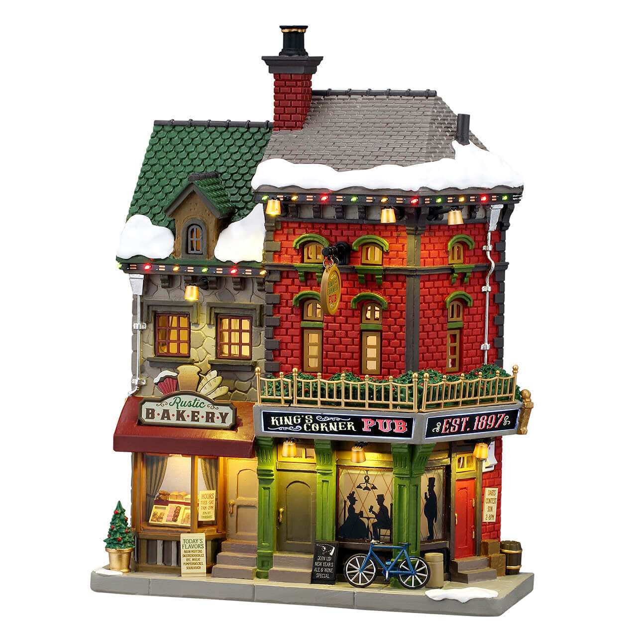 LEMAX King's Corner Pub, Battery-Operated (4.5V) #65569
