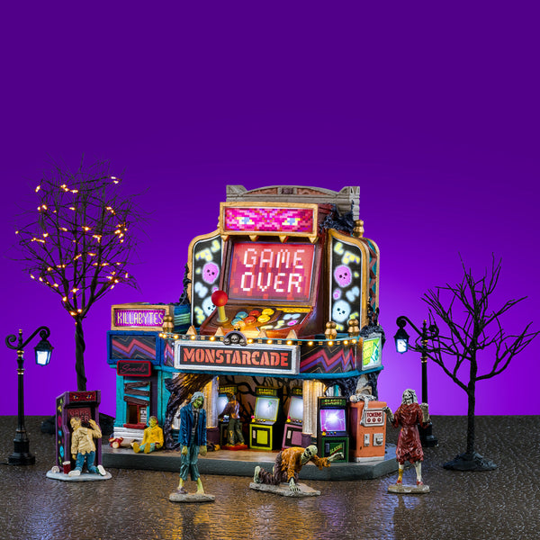 Lemax Monstarcade Lighted Halloween House Set 66705 – House of Holiday